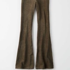corduroy flared legging